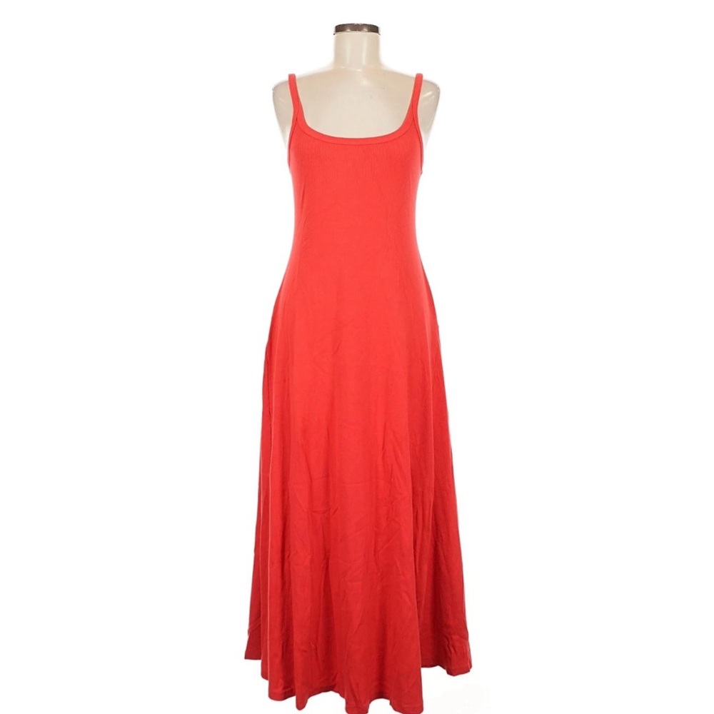 Old Navy Red Flowy Maxi Dress / Mediterranean Summer / Size M